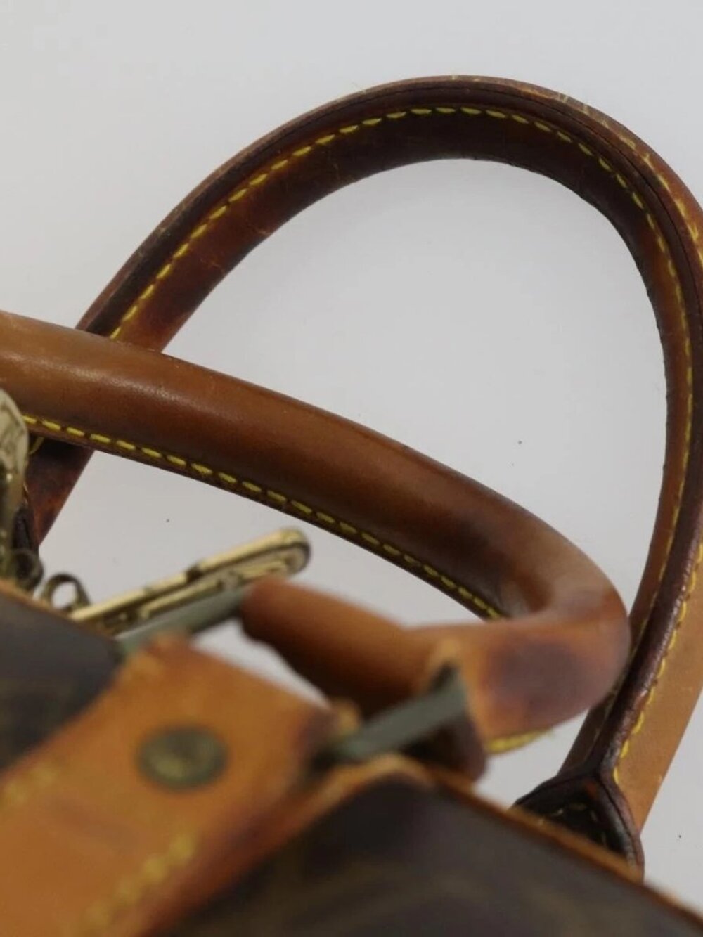 LOUIS VUITTON Monogram Sac Sports Boston Bag M41444 LV Auth 158448 - Picture 9 of 16